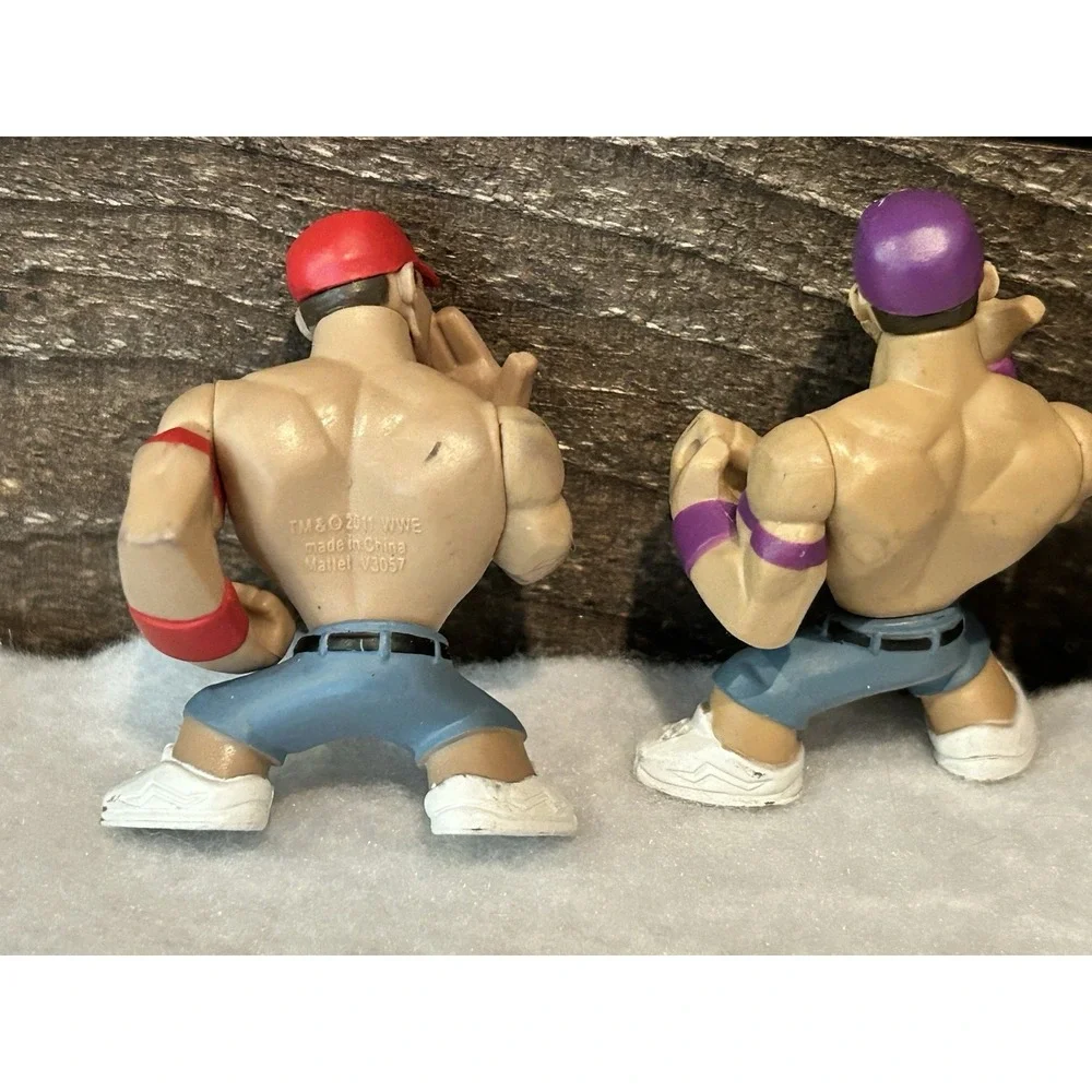 WWE Rumblers Mini Action Figures Wrestlers Mattel Lot of‎ 4